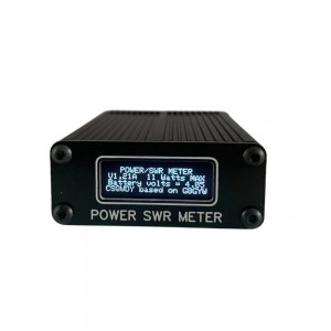 1 6MHz  30MHz 0 1W  11W QRP SWR Mini Desktop Shortwave Power Standing Wave Meter Built  in 400mAh Lithium Battery